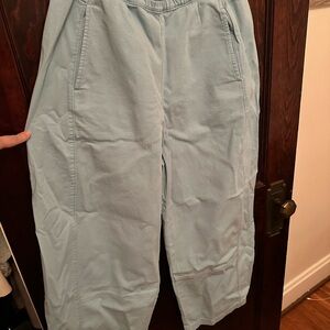 The Izzie Relaxed Pull-On Barrel Pants by Pilcro (New Without Tags)